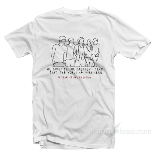 10 Years Of One Direction T-Shirt
