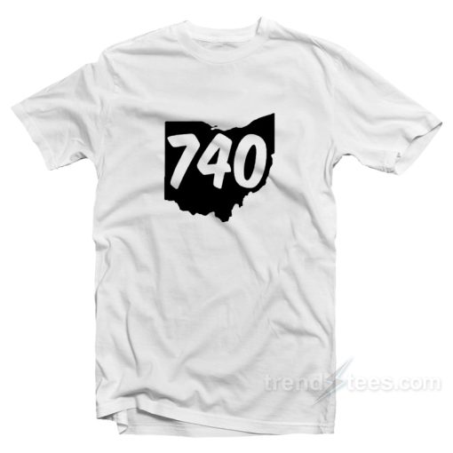 740 Area Code Ohio T-Shirt For Unisex