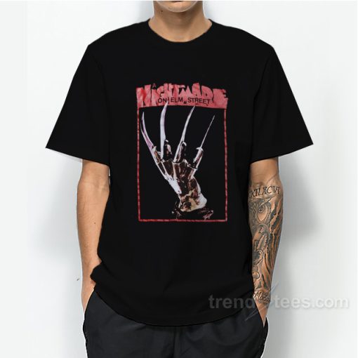 A Nightmare On Elm Street Freddy’s Fingers Red Heathered T-Shirt For Unisex