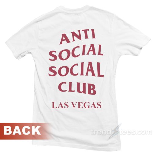 ASSC Anti Social Social Club Las Vegas T-Shirt