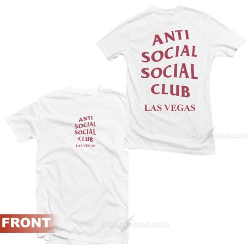 ASSC Anti Social Social Club Las Vegas T-Shirt