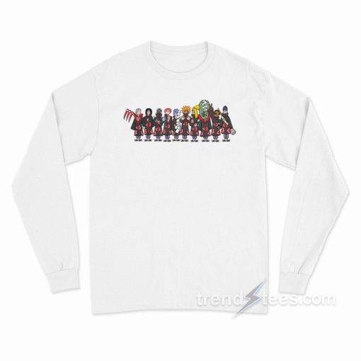 Akatsuki Clan Members Long Sleeve Shirt