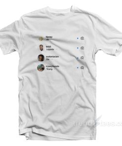 All Legends Die Young Instagram T-Shirt