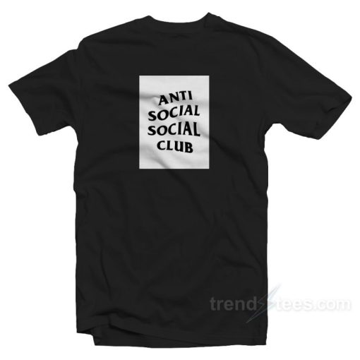 Anti Social Social Club Box Logo White T-shirt