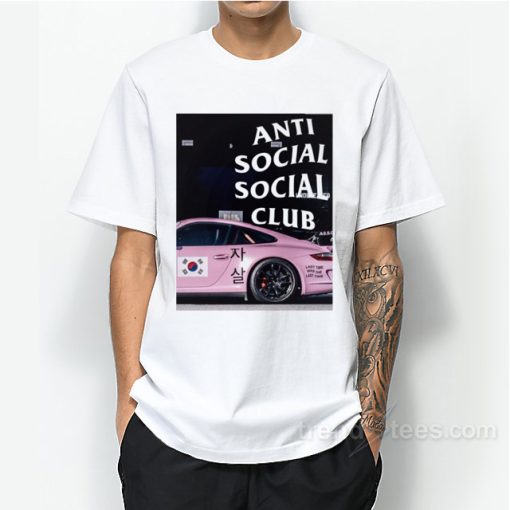 Anti Social Social Club Car T-Shirt For Unisex