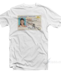 Ariana Drivers License T-Shirt 1 Ariana Drivers License T Shirt 2