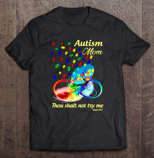 Autism Mom Thou Shalt Not Try Me Mood 247 Puzzles Autism Awareness Gift Mother’s Day