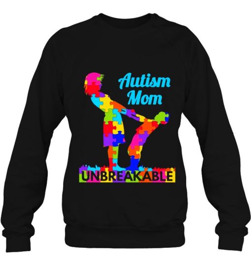 Autism Mom Unbreakable Colorful Puzzles Mom And Son Version