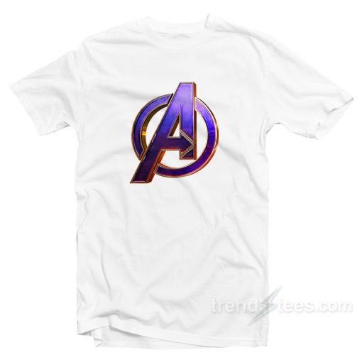 Avenger Endgame Purple Logo T-Shirt