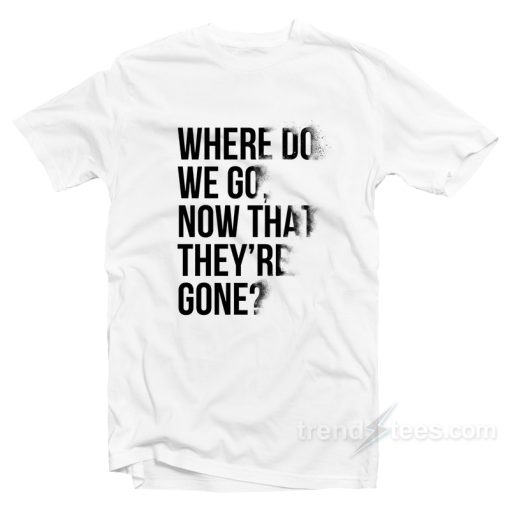 Avengers Endgame T-Shirt Where Do We Go Now That They’re Gone