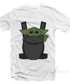 Baby Yoda Carrier T-Shirt For Unisex