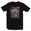 Baby Yoda Starry Night T-Shirt