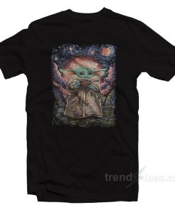 Baby Yoda Starry Night T-Shirt Baby Yoda Starry Night T-Shirt