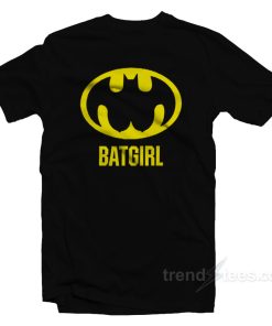 Batgirl Batman Boob Logo T-Shirt