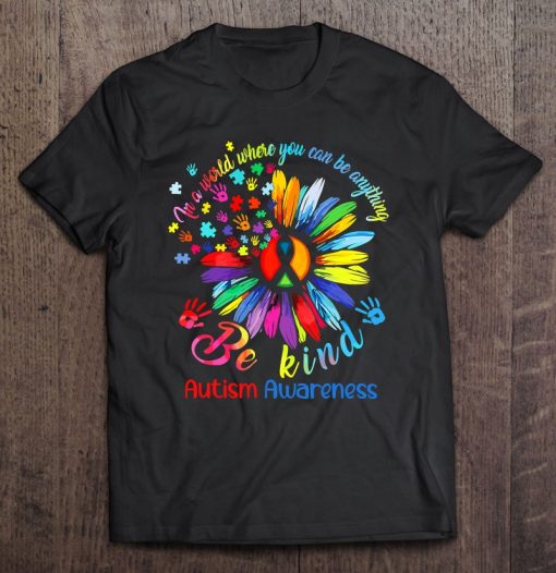 Be Kind Autism Awareness Sunflower Puzzle Pieces Autism Mom