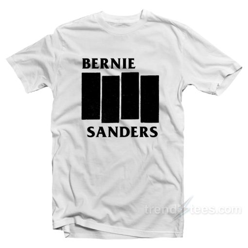 Bernie Sanders Black Flag Parody T-Shirt