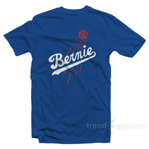 Bernie Sanders Rose T-Shirt For Unisex