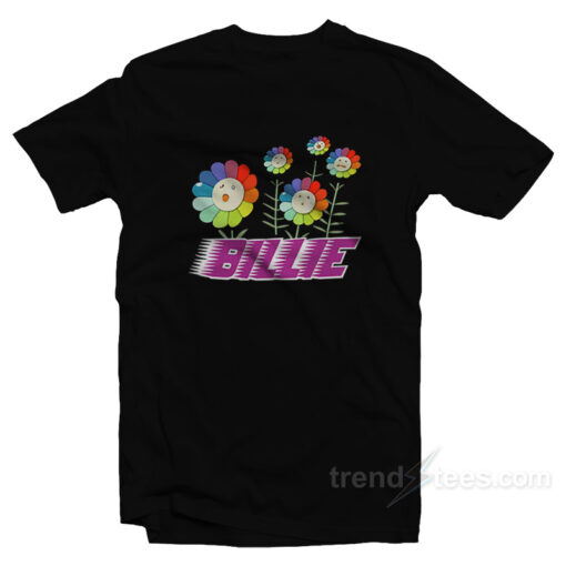 Billie Flowers T-Shirt For Unisex