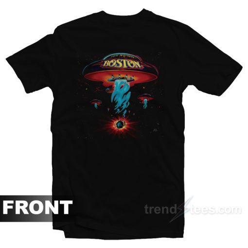 Boston Spaceship Classic Rock Album Cover T-Shirt