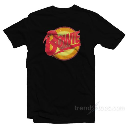 Bowie Vintage Diamond Dogs Logo T-Shirt