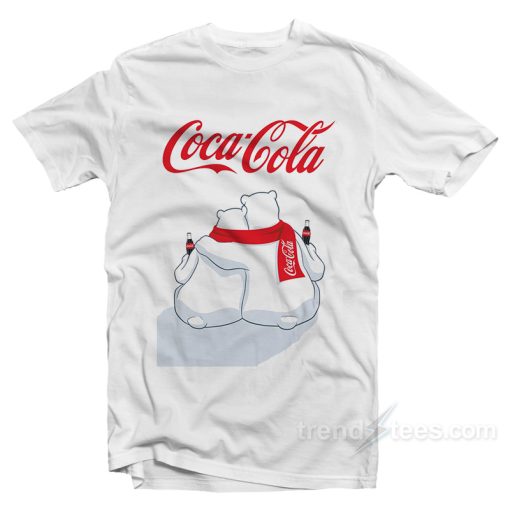 Coca Cola Polar Bear Christmas T-Shirt For Unisex