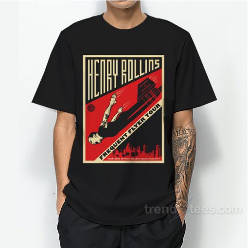 Frequent Flyer Henry Rollins Band T-Shirt For Unisex