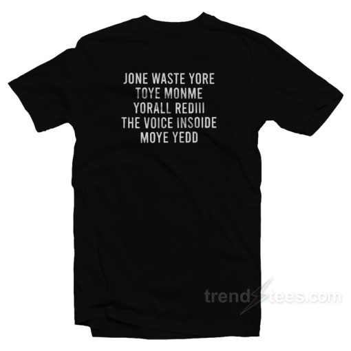 Funny Blink 182 I Miss You Lyrics T-Shirt
