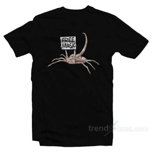Funny Free Mask Alien Vs Predator T-Shirt For Unisex