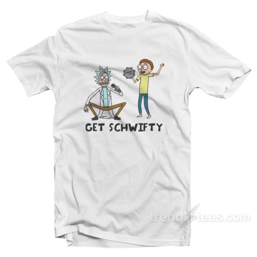 Get SCHWIFTY Rick and Morty T-Shirt Cheap Trendy Clothing