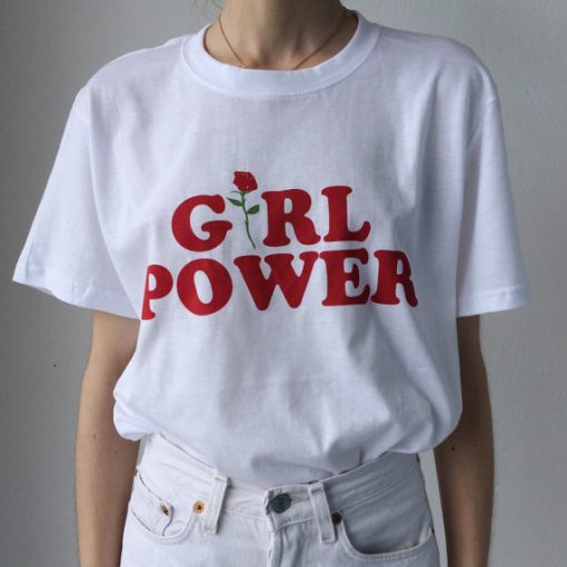 Girl Power Shirt Cheap Custom T-shirt