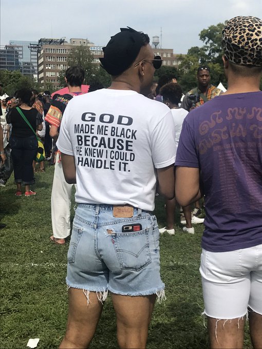 God Make Me Black Because He Knew I Could Handle It T-Shirt For Unisex