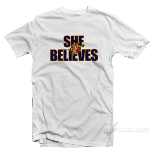 Golden Star Warrior She Believe T-Shirt For Unisex