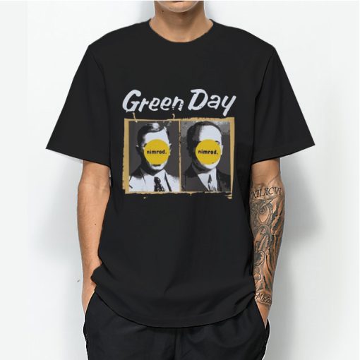 Green Day Nimrod Album Logo T-Shirt For Unisex