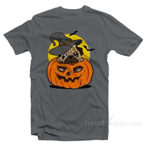 Halloween Pug Halloween Shirt For Adults