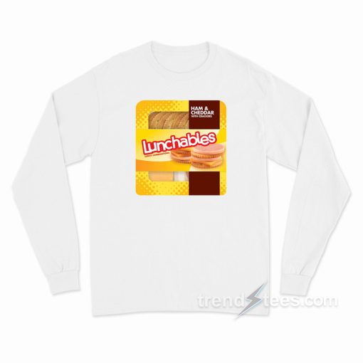Ham And Cheddar Lunchables Long Sleeve Shirt