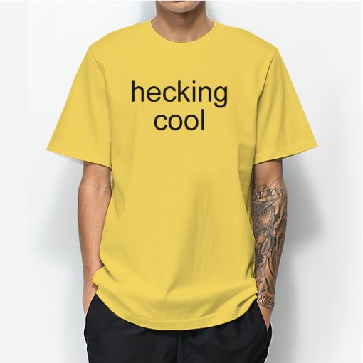 Hecking Cool Shirt Yellow T-shirt