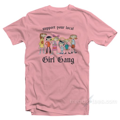 Hey Arnold Support Your Local Gang T-Shirt For Unisex
