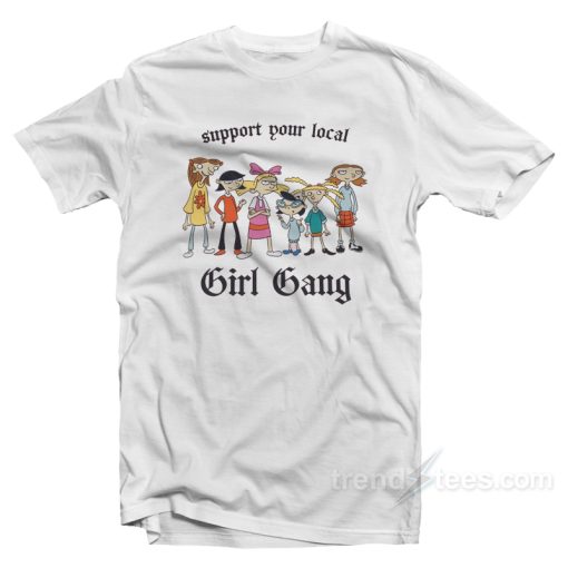 Hey Arnold Support Your Local Gang T-Shirt For Unisex