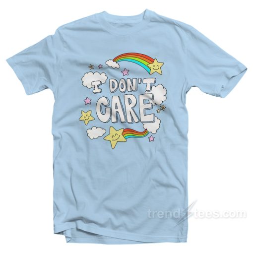 I Don’t Care Rainbow T-Shirt