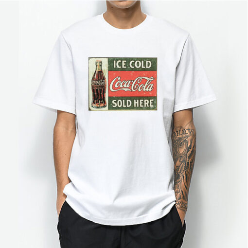 Ice Cold Coca-Cola Sold Here Coca-Cola Vintage T-Shirt