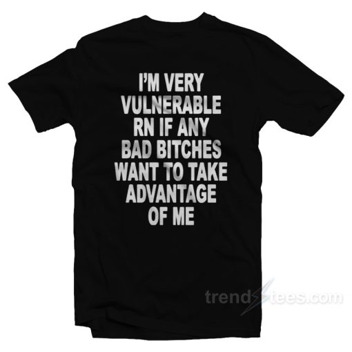 I’m Very Vulnerable Right Now T-Shirt