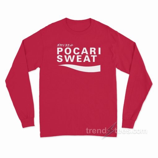 Japan Pocari Logo Long Sleeve Shirt