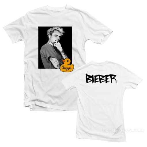 Justin Bieber Changes Duck Photo T-Shirt For Unisex
