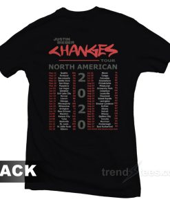 Justin Bieber Changes Tour 2020 T-Shirt For Unisex 2 Justin Bieber Changes Tour 2020 T Shirt For Unisex 3