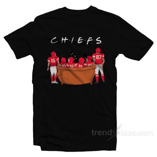 Kansas City Chiefs Friends TV Show T-Shirt