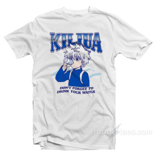 Killua Drink Your Water T-Shirt