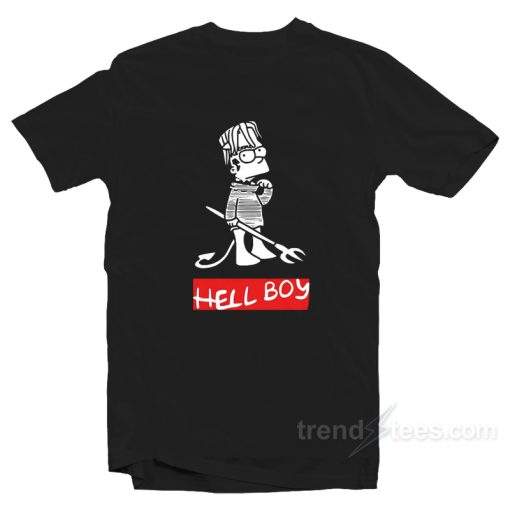 LIL PEEP HELLBOY Hiphop Rapper T-Shirt For Unisex