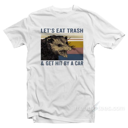 Let’s Eat Trash And Get Hit By A Car Vintage T-Shirt