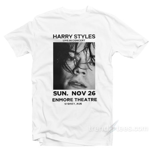 Live in Concert Enmore Theatre Sydney Merchandise T-Shirt