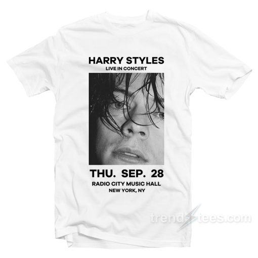 Live in Concert Radio City Music Hall New York Merchandise T-Shirt
